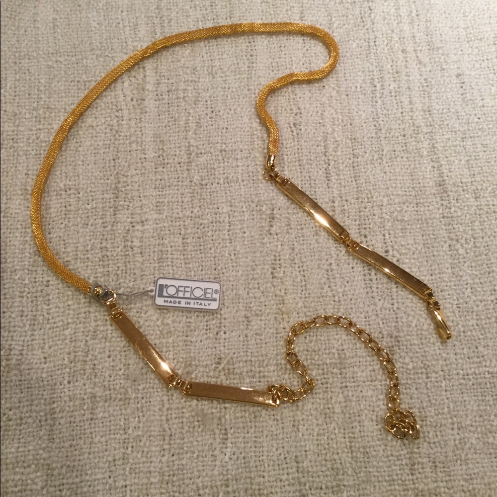 Metallic belt